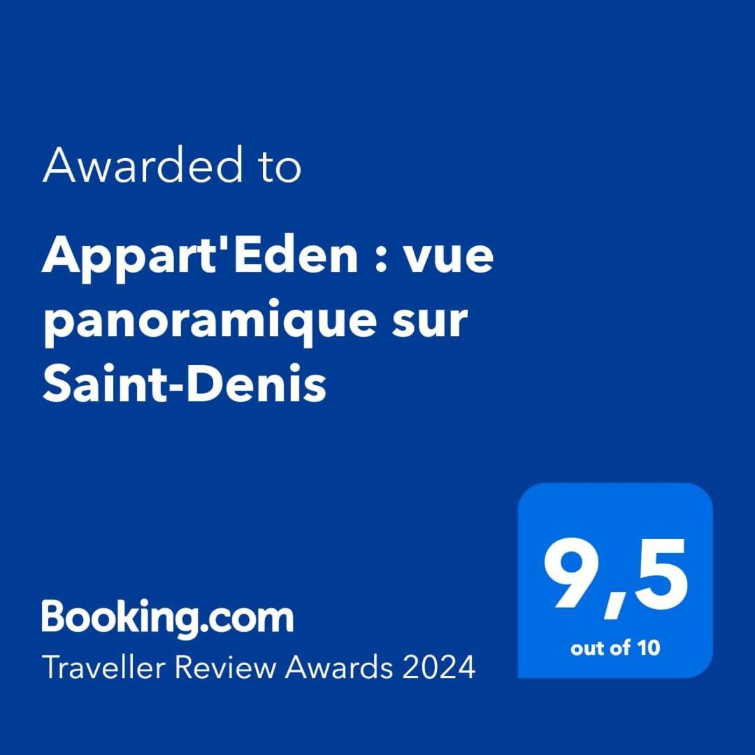 Апартаменты Appart'Eden : Vue Panoramique Sur Saint-Denis Сент-Клотильд Экстерьер фото